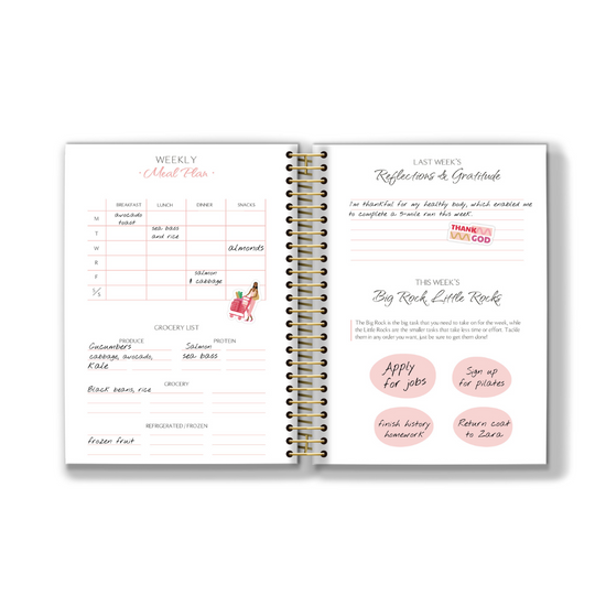 2025 Book'd & Busy Planner Kit- SPIRAL BINDING