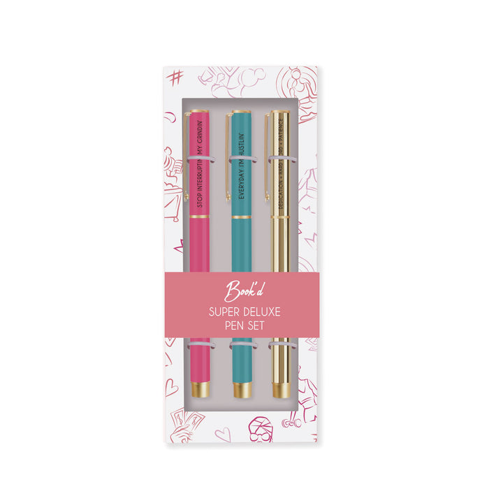 *IMPERFECT (TYPO)* Super Deluxe Pen Set