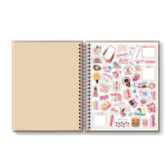 2025 Book'd Deluxe Planner Kit- SPIRAL BINDING