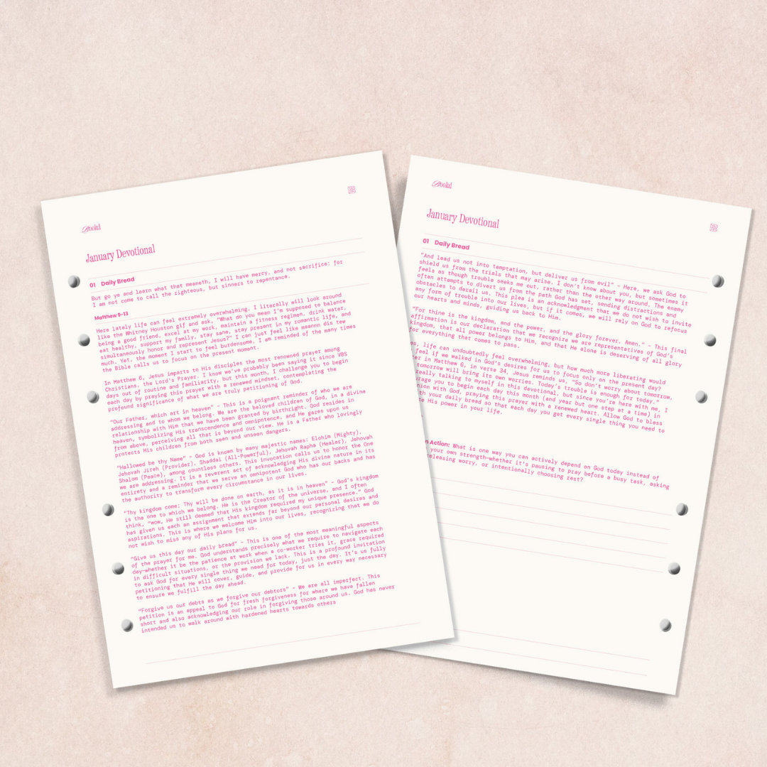 Blessed Devotionals Insert | 2026