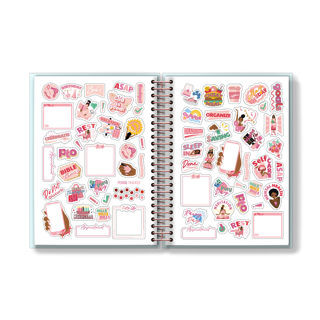 2025 Book'd & Blessed Planner Kit- SPIRAL BINDING