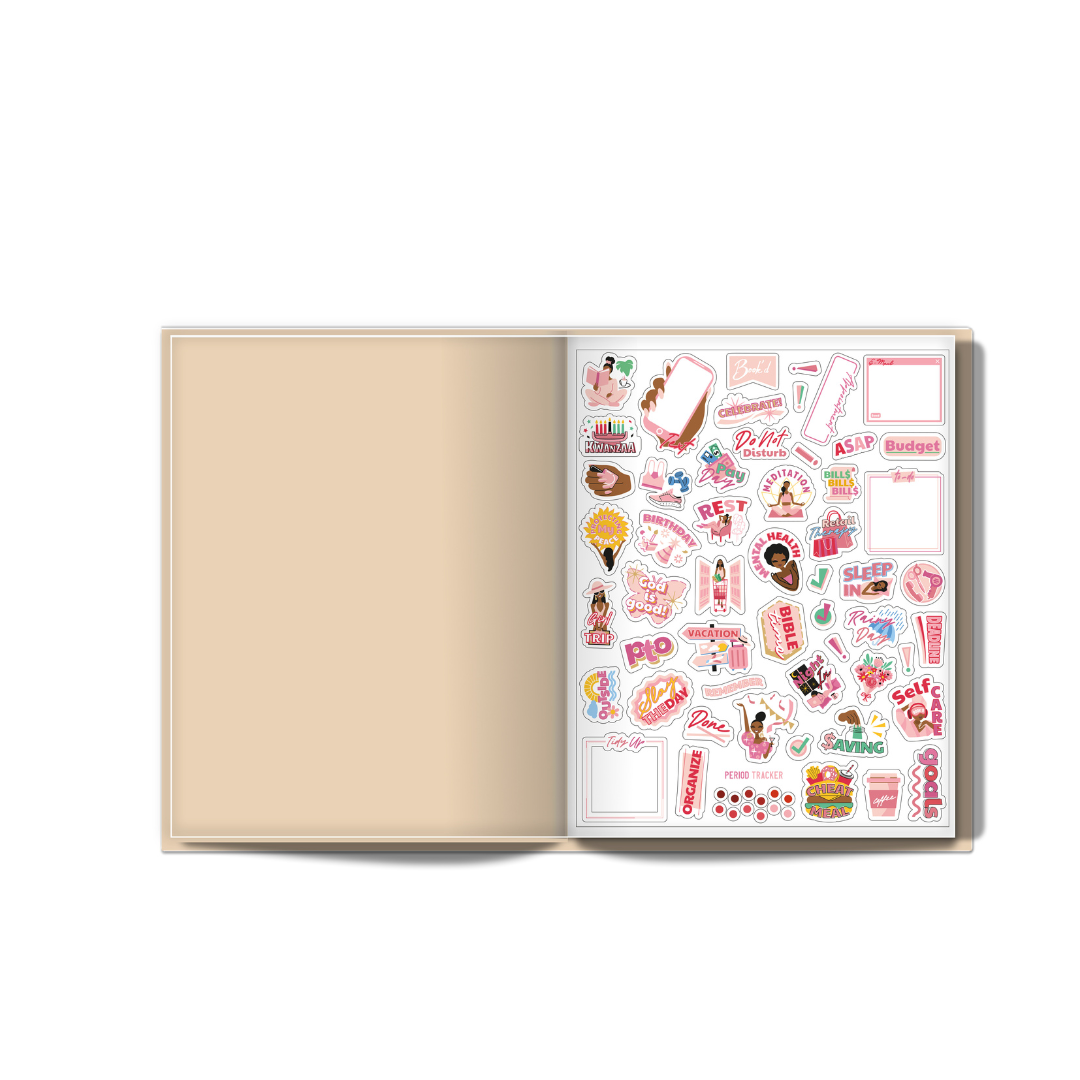 2025 Book'd Deluxe Planner Kit- HARDBOUND BINDING