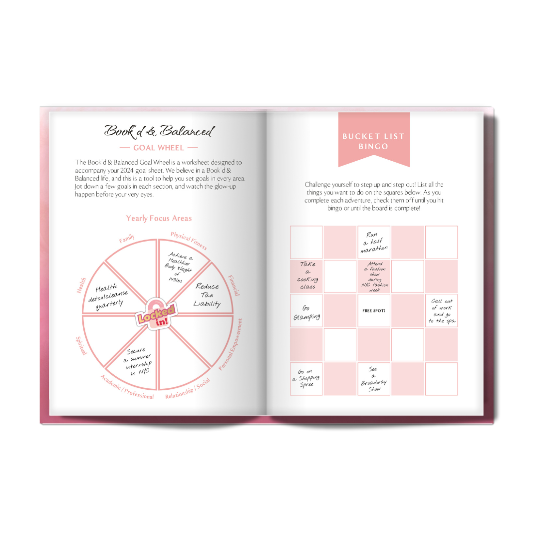 2024 Book'd & Blessed Planner Kit - HARDBOUND BINDING