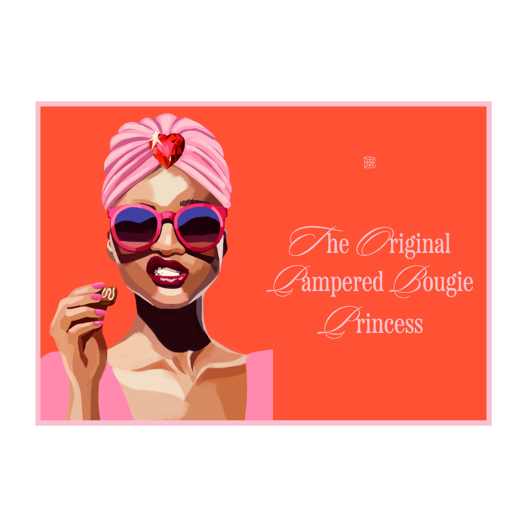 Pampered Bougie Princess Digital Greeting Card