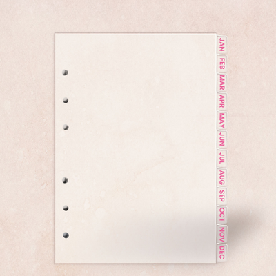 Monthly Tab Dividers