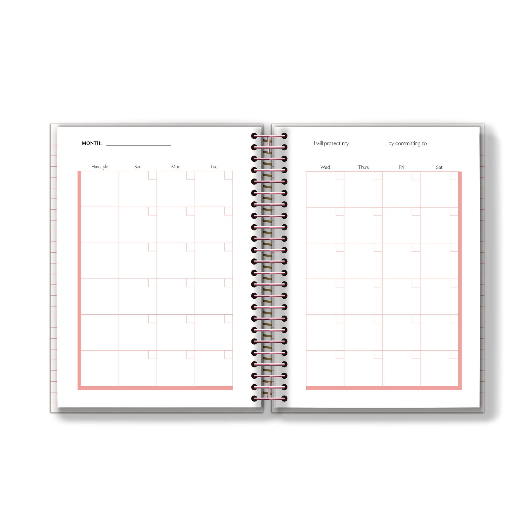 Undated Academic Planner