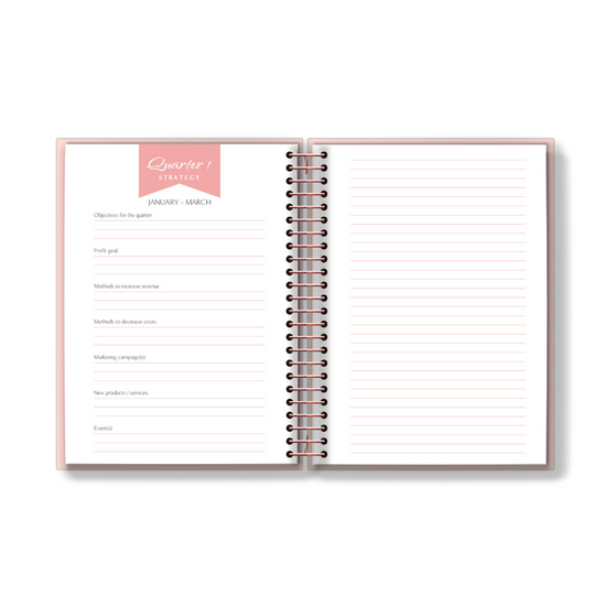 2025 Book'd & Busy Planner Kit- SPIRAL BINDING