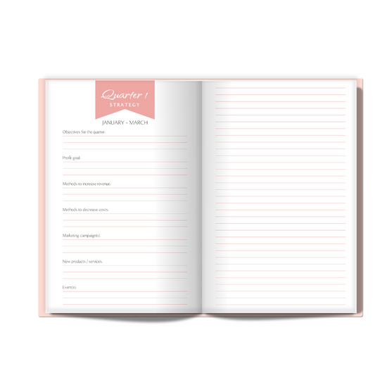 2025 Book'd & Busy Planner Kit- HARDBOUND BINDING