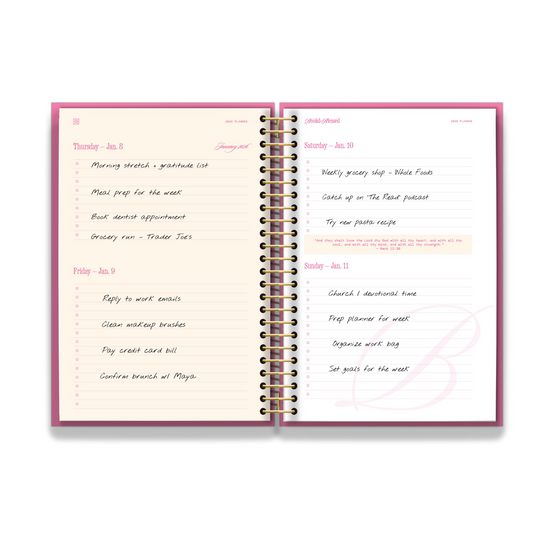 2026 Book'd & Blessed Planner Kit