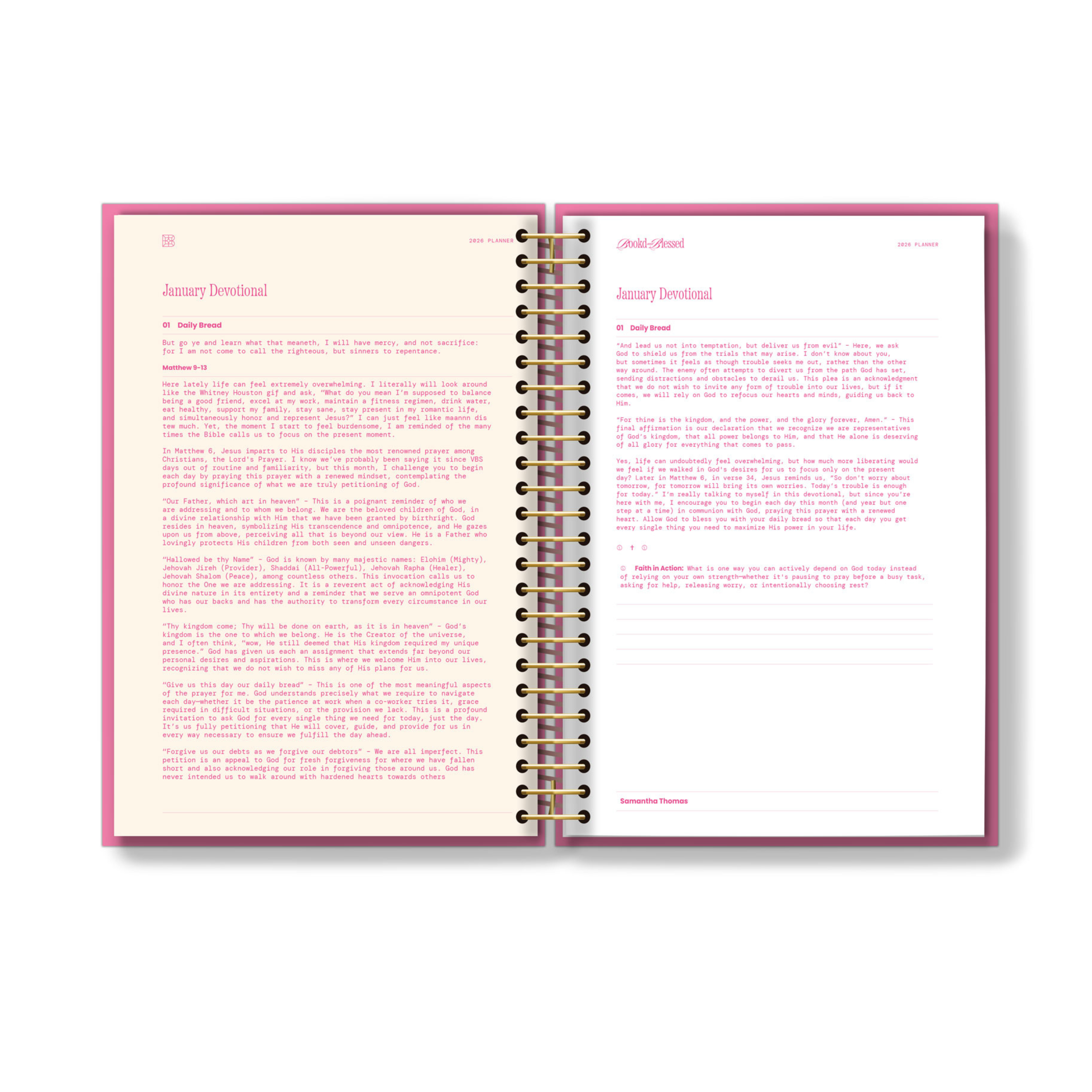 2026 Book'd & Blessed Planner Kit