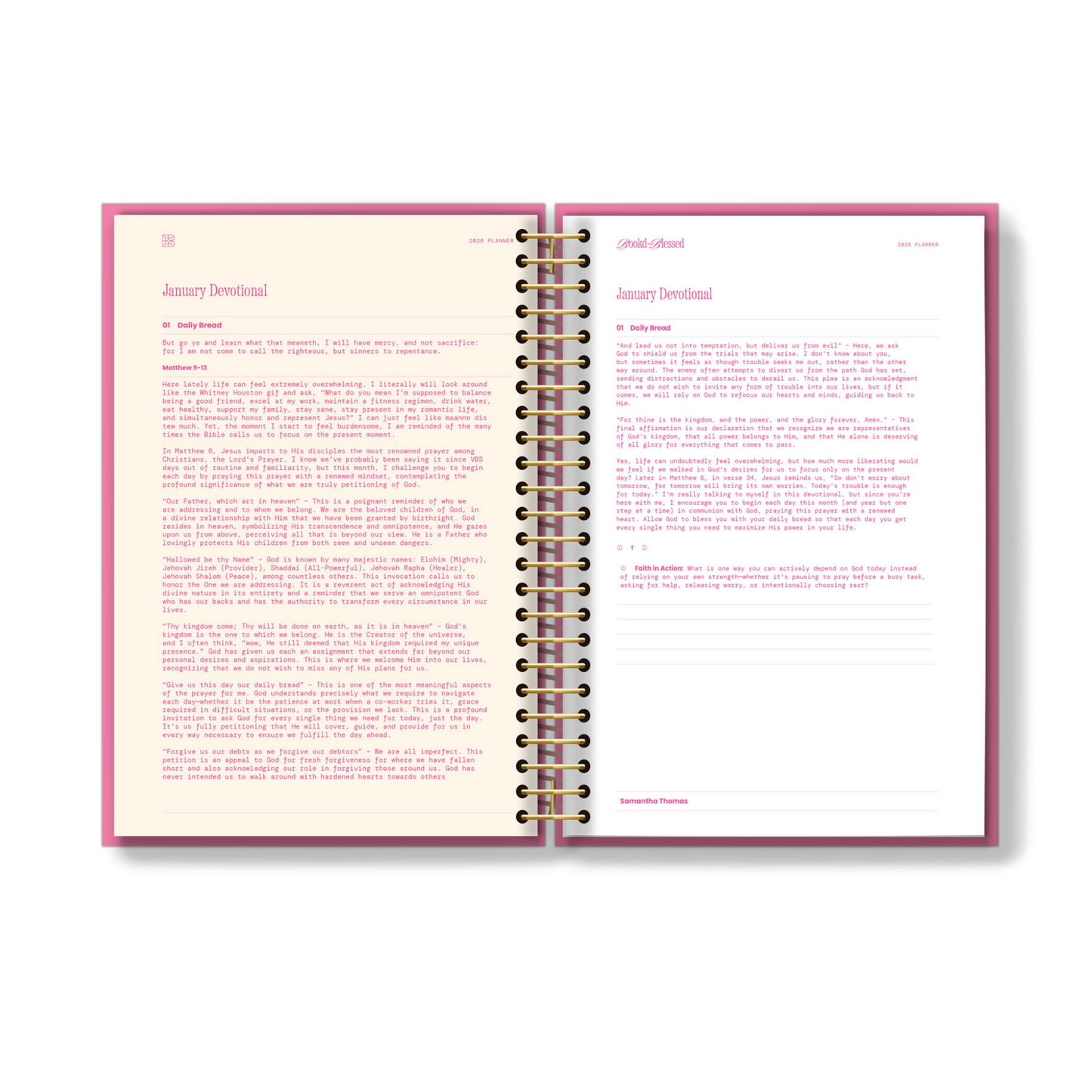 2026 Book'd & Blessed Planner Kit