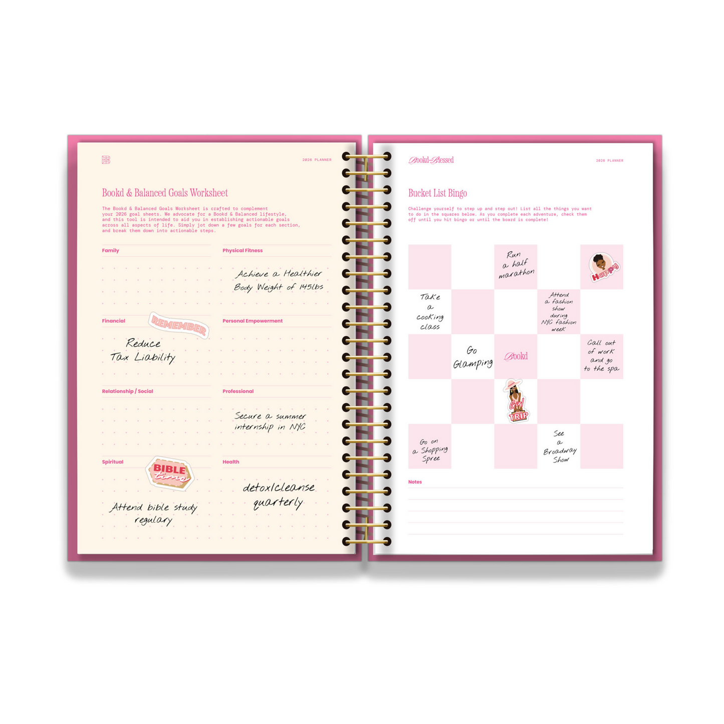2026 Book'd & Blessed Planner Kit