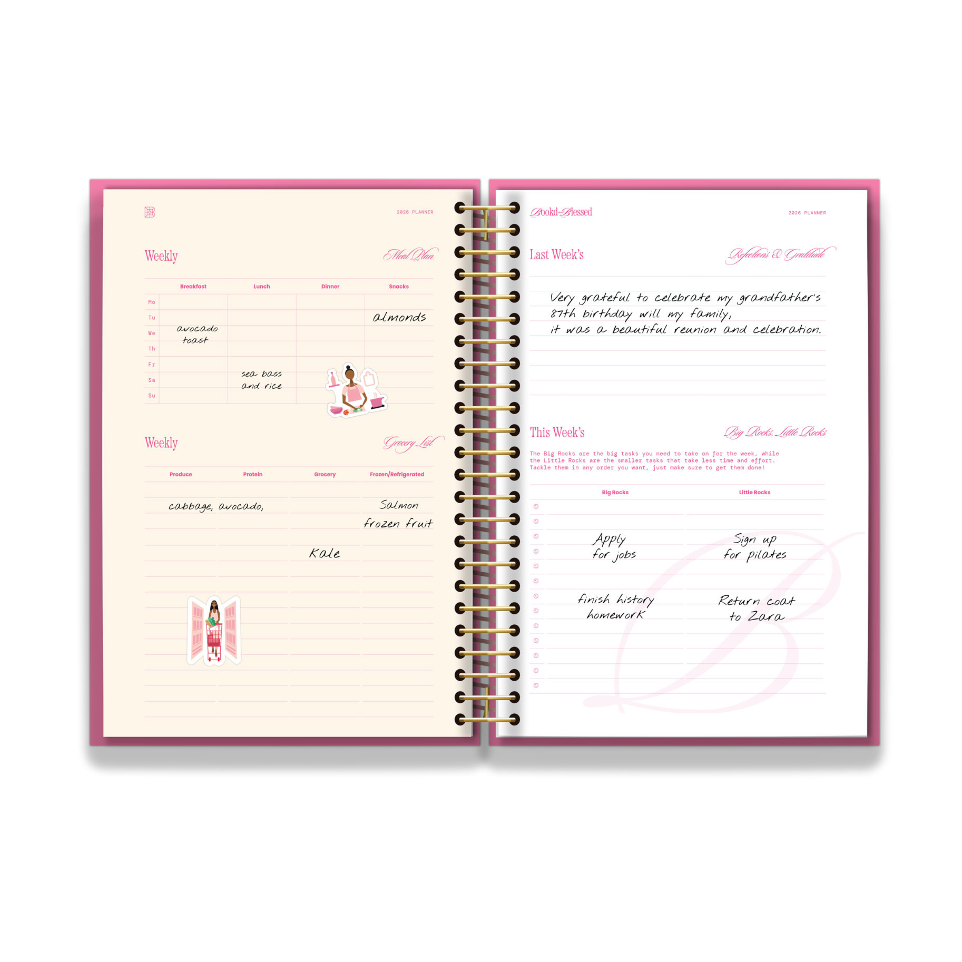 2026 Book'd & Blessed Planner Kit