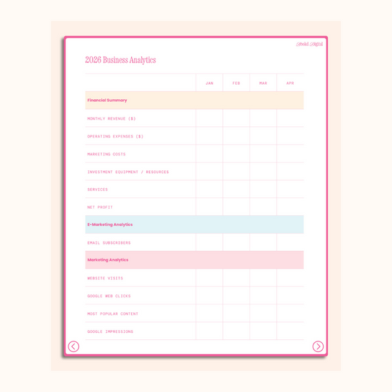 Book'd & Busy Digital Bundle
