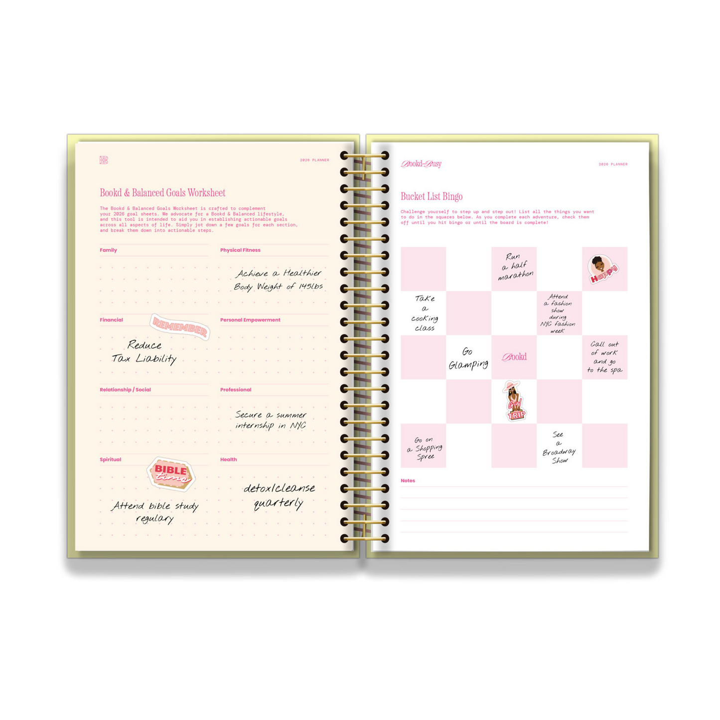 2026 Book'd & Busy Planner Kit