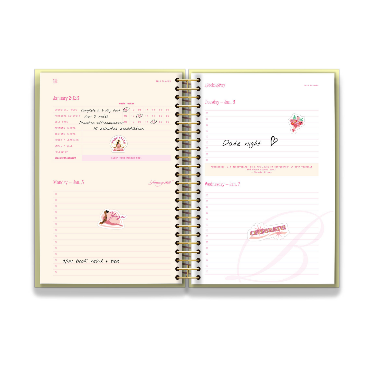 2026 Book'd & Busy Planner Kit