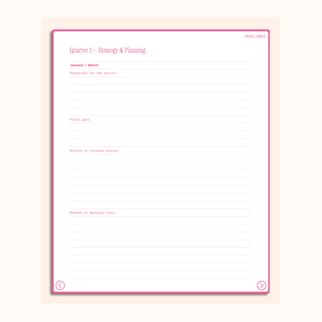 Book'd & Busy Digital Bundle