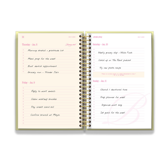 2026 Book'd & Busy Planner Kit