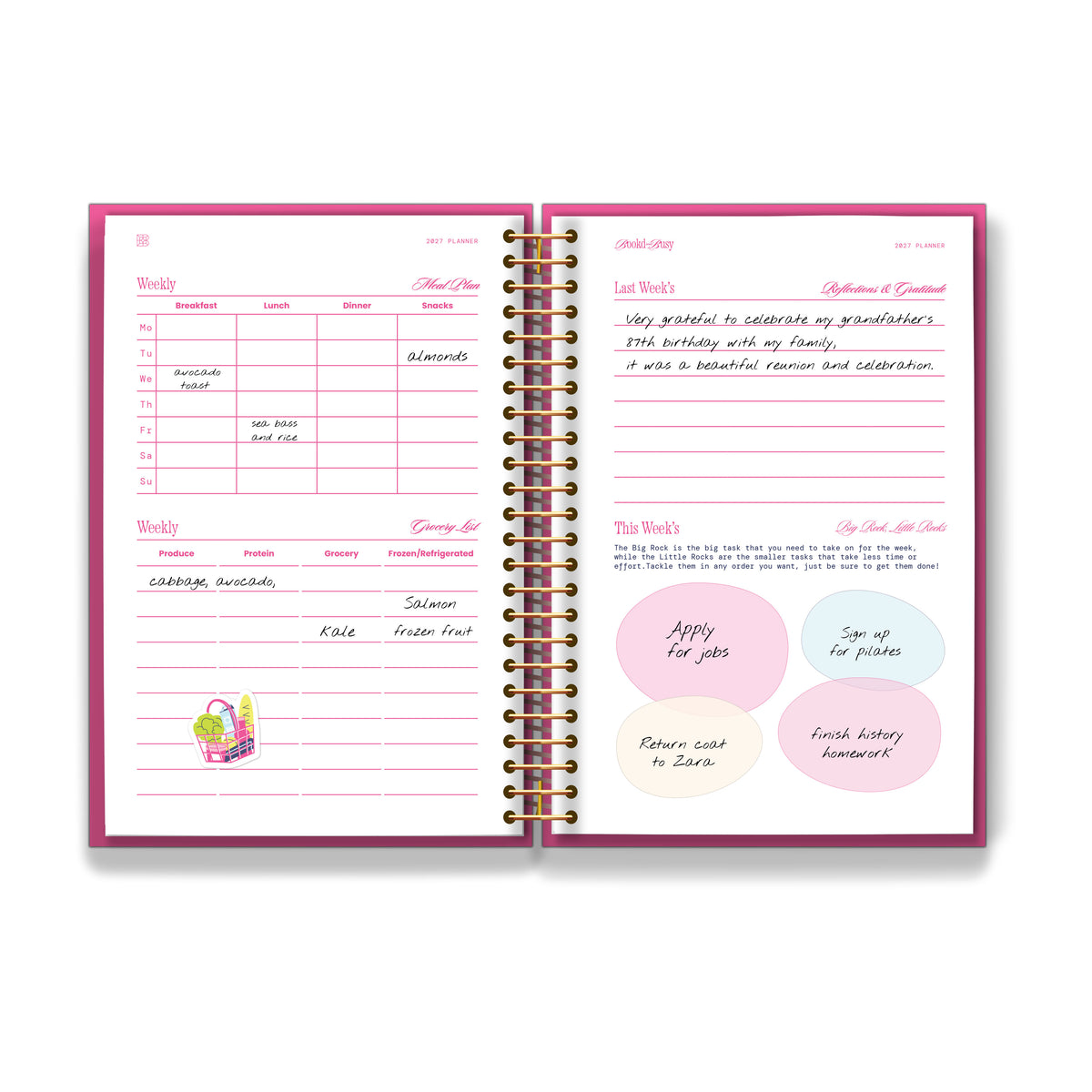 2027 Book'd & Busy Planner Kit