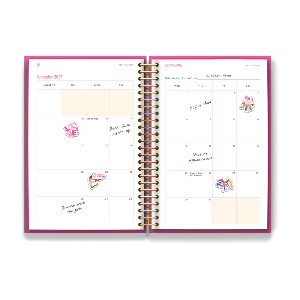 2027 Book'd & Busy Planner Kit