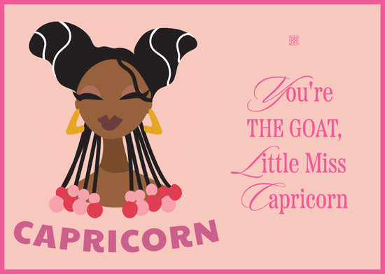 Capricorn Birthday Card