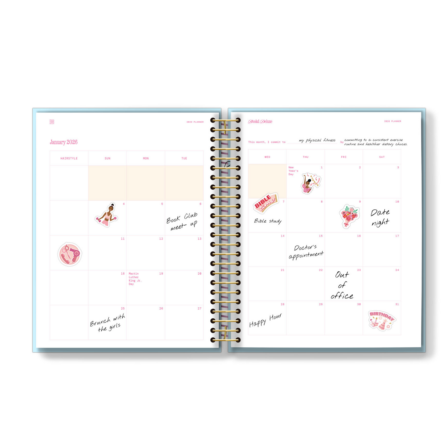 2026 Book'd Deluxe Planner Kit
