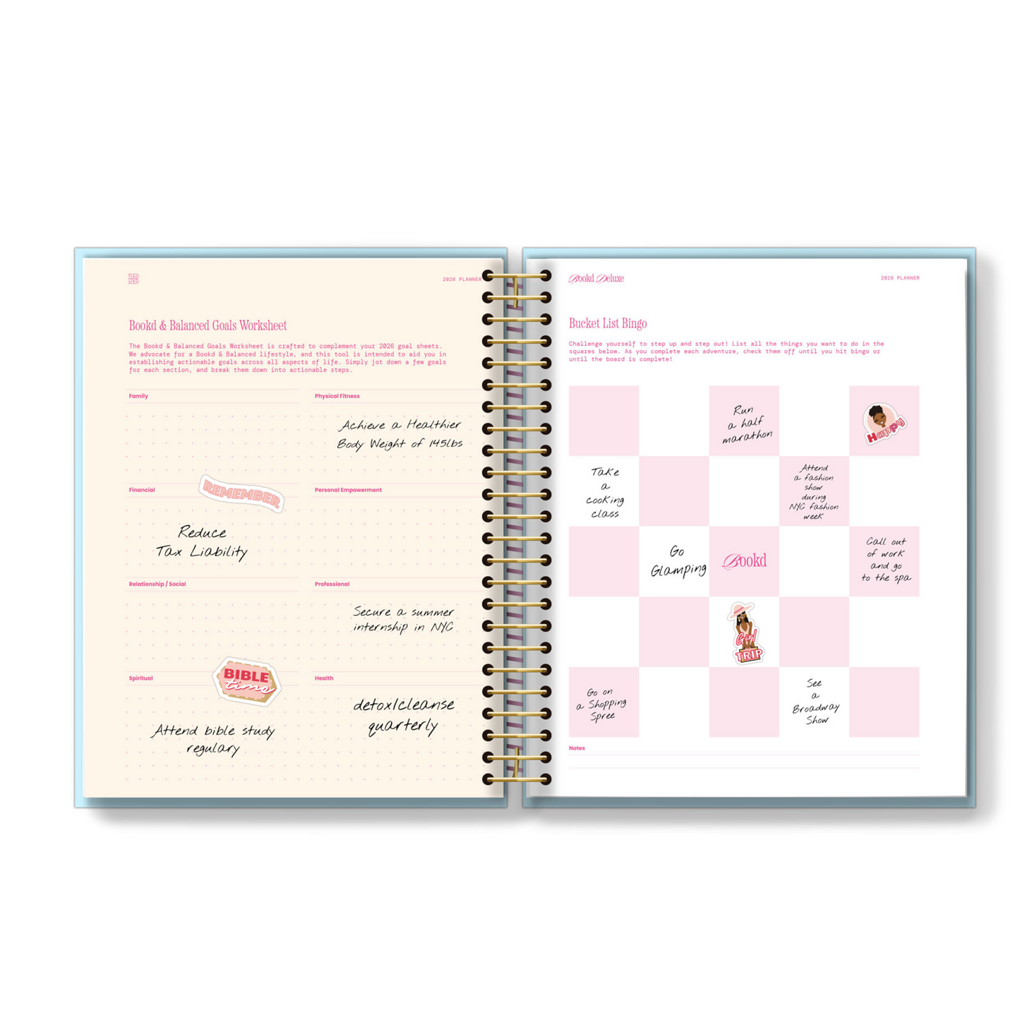 2026 Book'd Deluxe Planner Kit