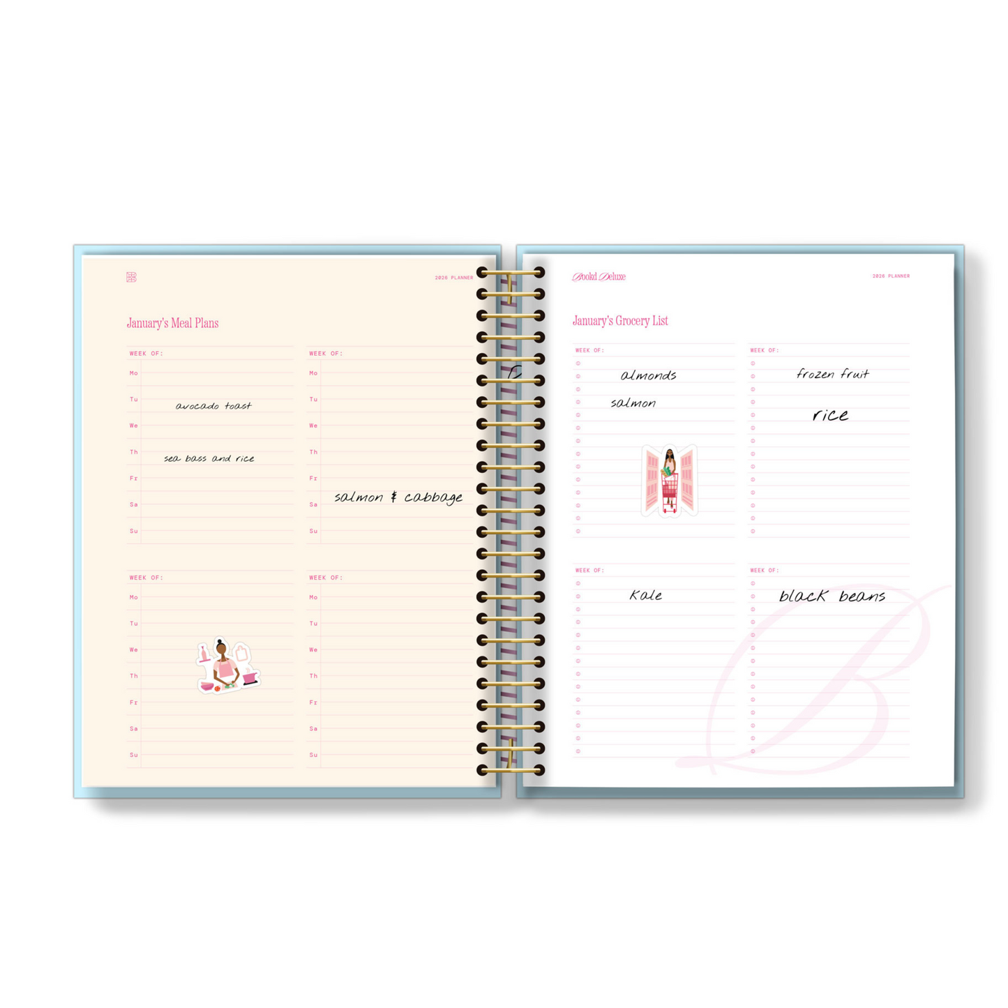 2026 Book'd Deluxe Planner Kit