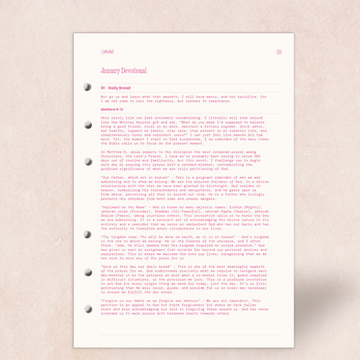 Blessed Devotionals Insert | 2026