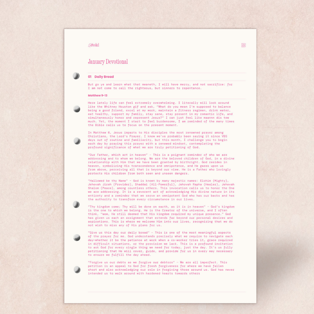 Blessed Devotionals Insert | 2026