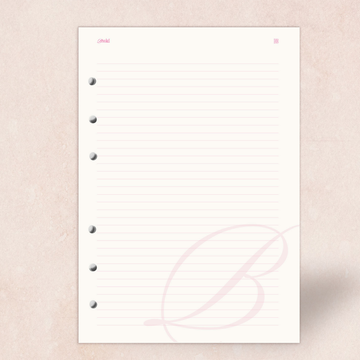 Notes Insert