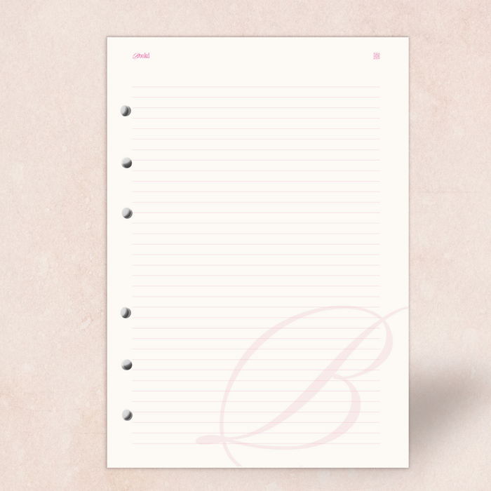 90 Day Notes Insert