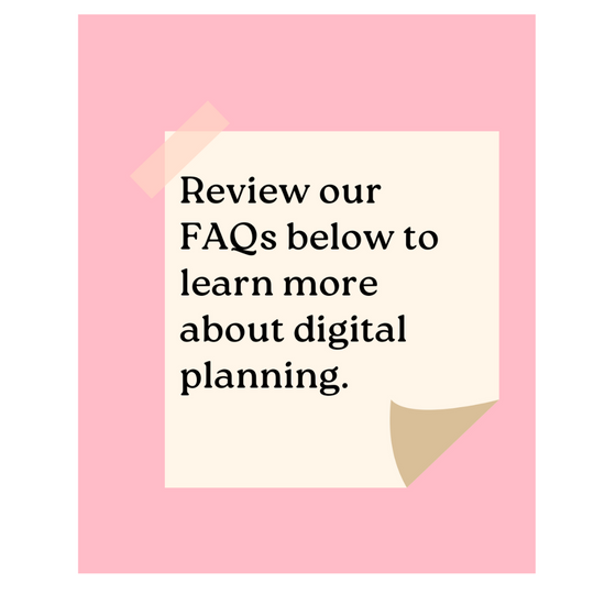 2025 Book'd Digital Planner-Google Calendar Sync