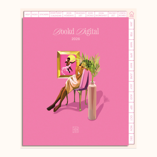 2026 Book'd Digital Planner-Google Calendar Sync