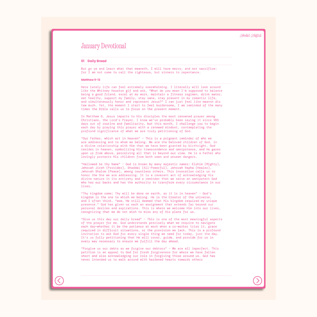 Book'd & Blessed Digital Bundle