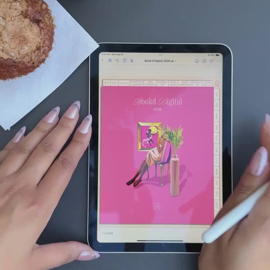 Load and play video in Gallery viewer, 2026 Book&amp;#39;d Digital Planner-Google Calendar Sync
